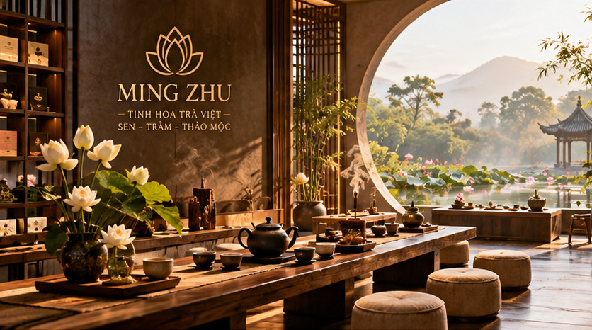 Không gian trà MING ZHU